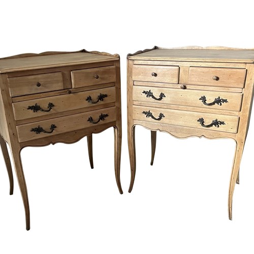 Pair Of French Louis Xv Revival Nightstands