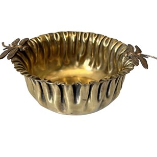 Early 20Th Century Brass Bowl With ...
