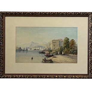 Early 20Th Century Italian Watercol...