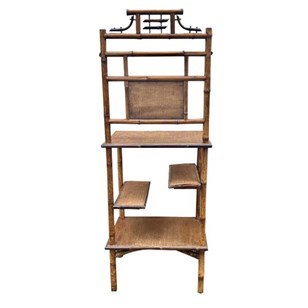 Early 20Th Century Bamboo Display S...