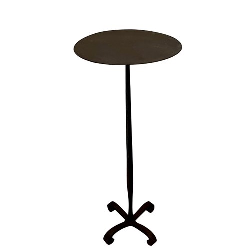 20Th Century Brutalist Spanish Iron Martini Table 