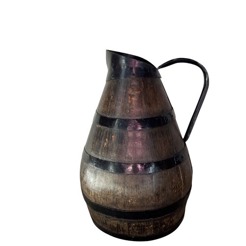 Large 19Th Century Burgundy Wine Jug