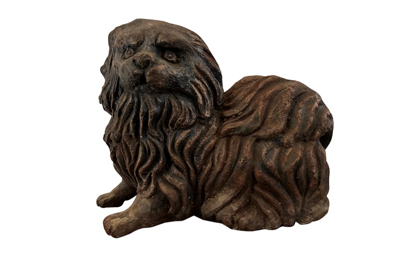 Cast Iron Pekingnese Dog-adps-antiques-cast-iron-pekingnese-dog-statue-4949--5-main-638313378241790757.jpg