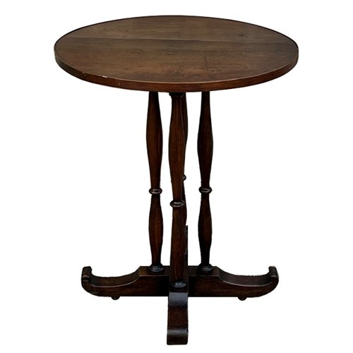 Early 20Th Century French Oak Gueridon