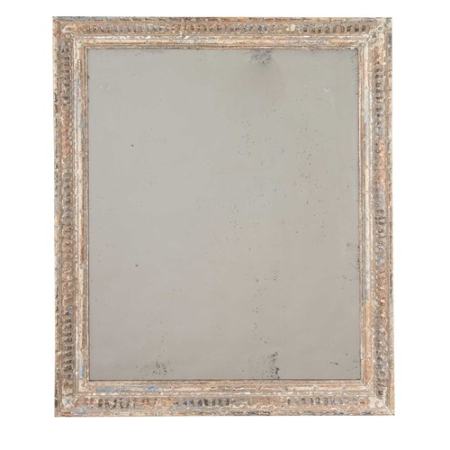 Large Early 20Th Century French Carved Framed Mirror