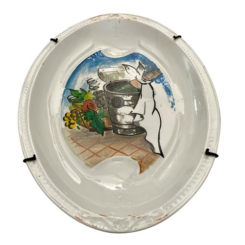 Large 19Th Century Ceramic Platter By Haviland