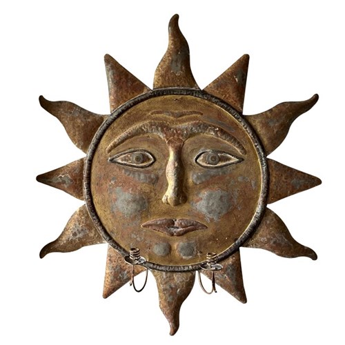 Very Large Sun Face Wall Applique