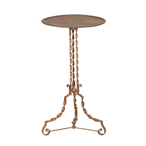 French Iron Occasional Table