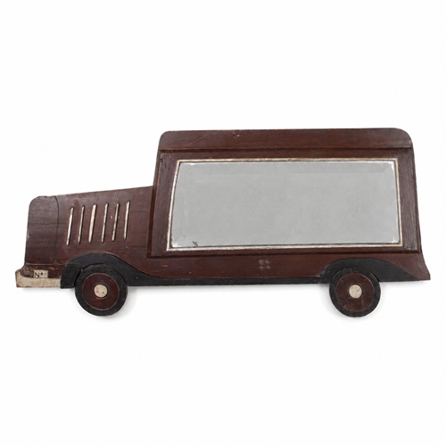Mid-Century English Decorative Motor Car Mirror
