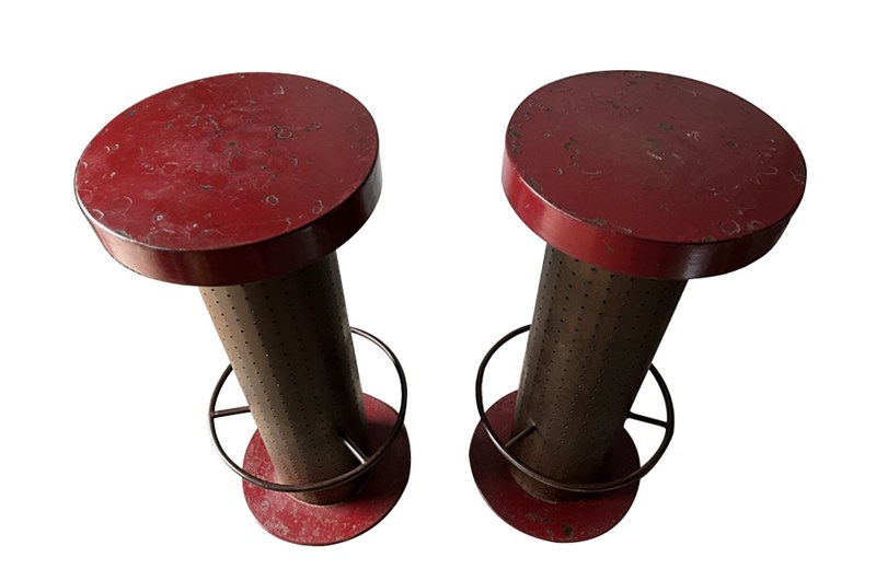 Pair Of Mid 20Th Century Bar Stools-adps-antiques-pair-mid-century-iron-bar-stools-5167-7-main-638361893677678608.jpg