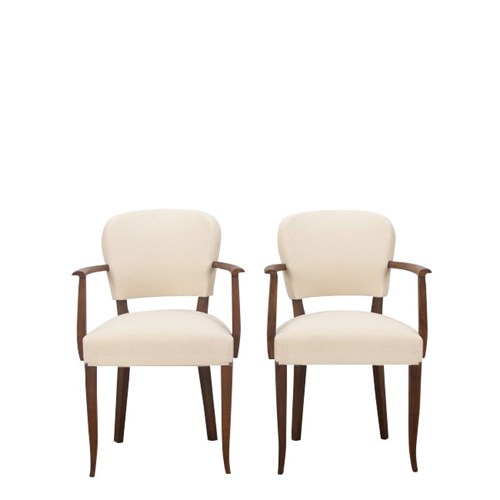 Pair Of Mid Century Bridge Chairs