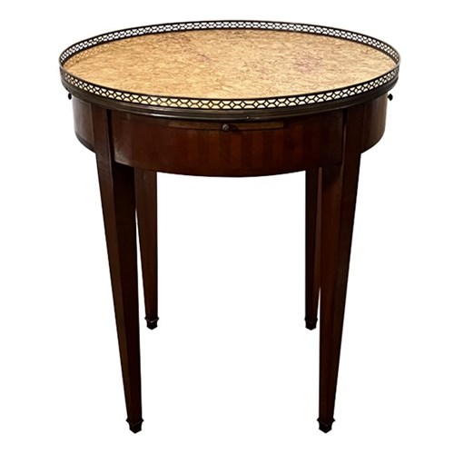 Parquetry Louis Xvi Revival Bouillotte Table