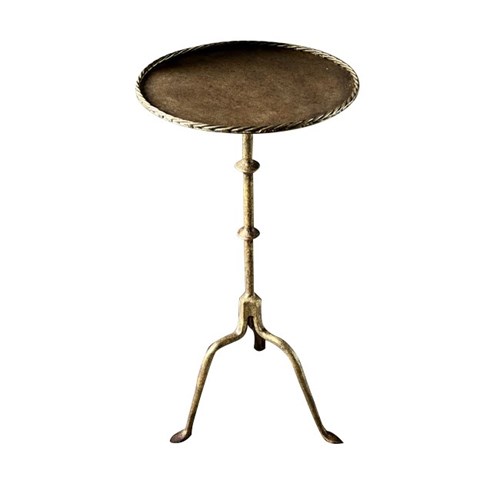 20Th Century Spanish Iron Martini Table