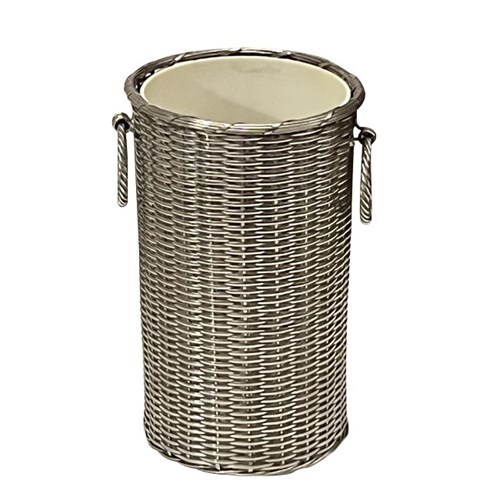 Mid-Century Italian Basketweave Bottle Holder