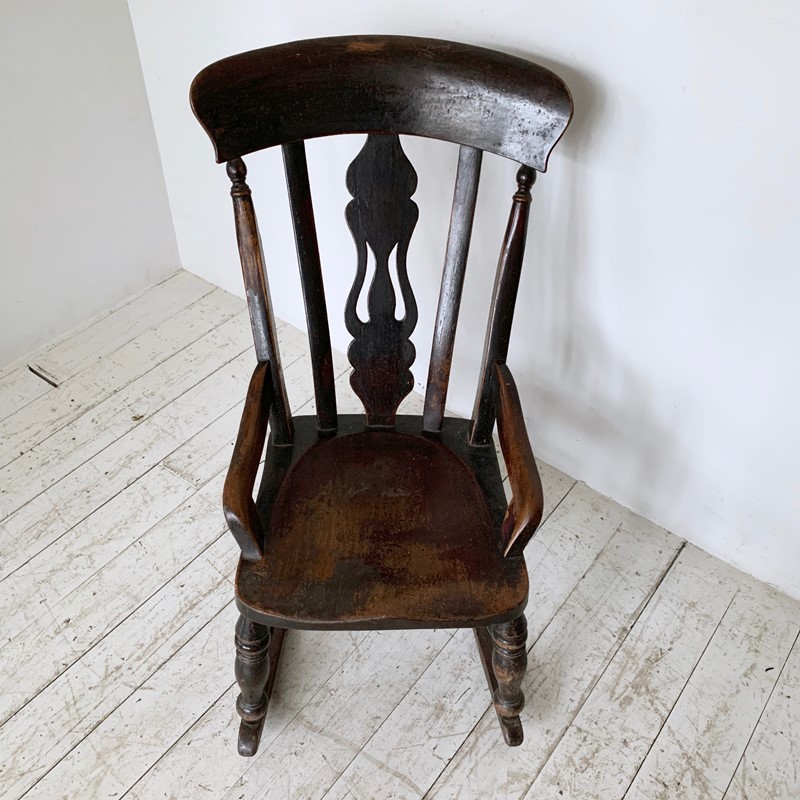 20th Century English Oak Rocking Chair-agapanthus-interiors-20th-century-english-oak-rocking-chair-2-main-637469198048046392.jpg