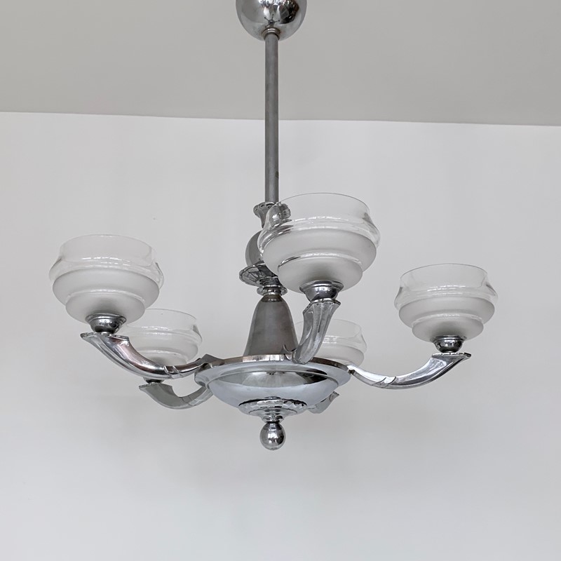 Art Deco Chromed Chandelier with Textured Shades-agapanthus-interiors-art-deco-chromed-chandelier-with-textured-glass-shades-5-main-637014824265768680.jpeg