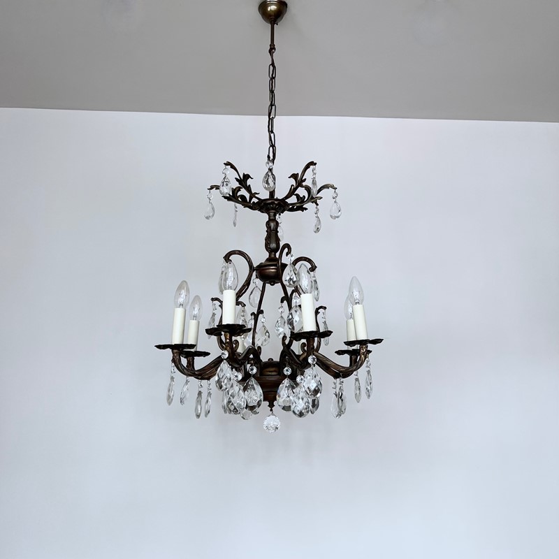 Brass Birdcage Chandelier with Glass Pear Drops-agapanthus-interiors-brass-birdcage-chandelier-with-glass-pear-drops-2-main-637909792850290241.jpg