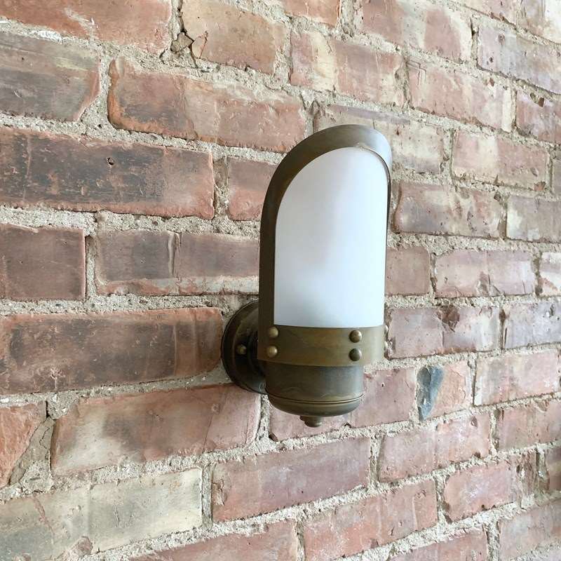 Contemporary Aged Brass Wall Lights With Frosted Shade-agapanthus-interiors-contemporary-aged-brass-wall-light-with-frosted-shade-4-main-638231326873388918.jpeg