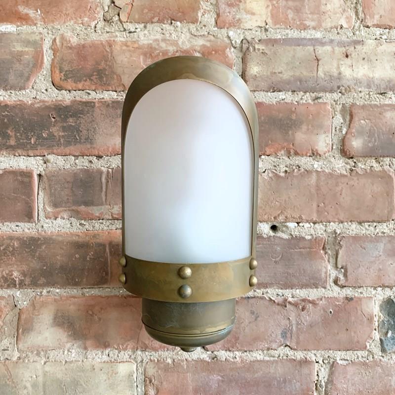 Contemporary Aged Brass Wall Lights With Frosted Shade-agapanthus-interiors-contemporary-aged-brass-wall-light-with-frosted-shade-7-main-638231326981044068.jpeg