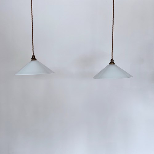 Contemporary Conical Glass Shades