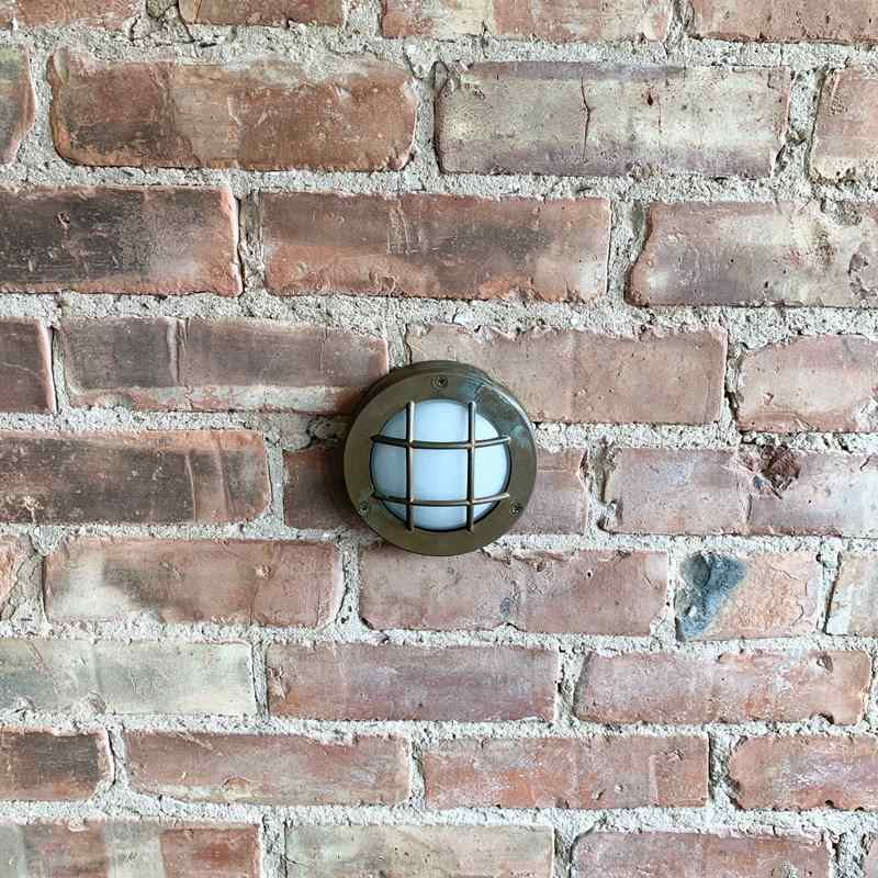 Contemporary Small Aged Brass Round Caged Wall Lights-agapanthus-interiors-contemporary-small-aged-brass-round-bulk-head-wall-light-3-main-638231298245895303.jpeg
