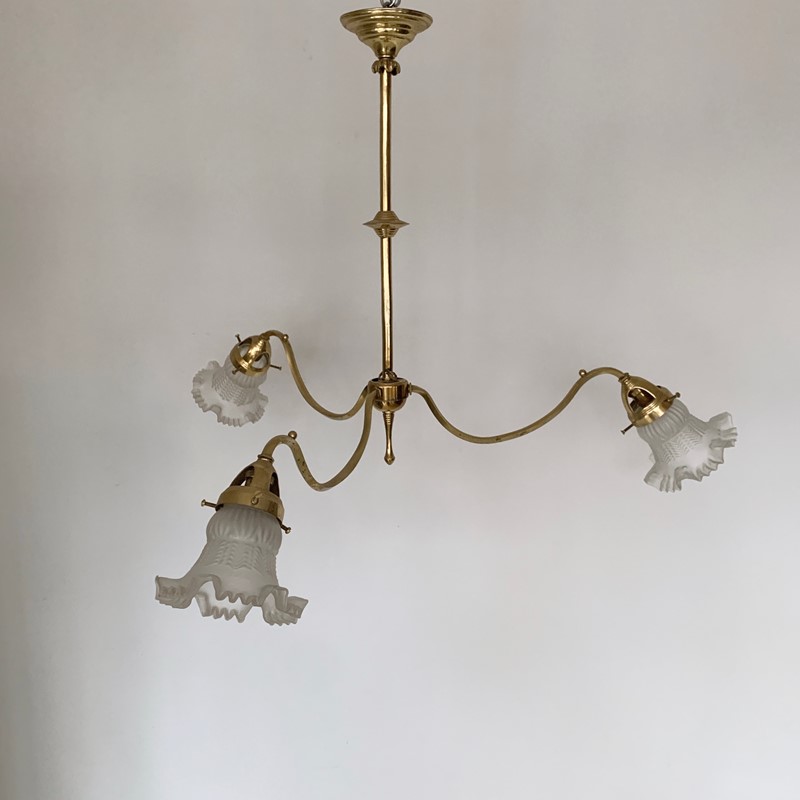 Edwardian Polished Brass Chandelier -agapanthus-interiors-edwardian-three-arm-polished-brass-chandelier-with-frosted-frill-shades-6-main-637147736195881793.jpeg