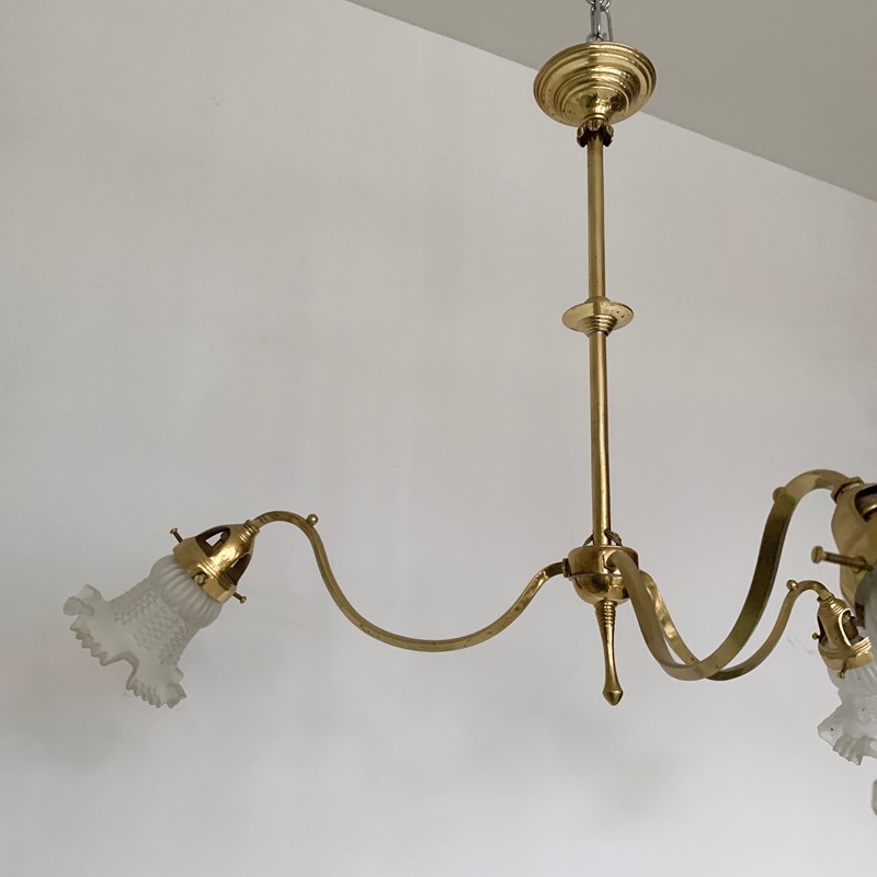 Edwardian Polished Brass Chandelier -agapanthus-interiors-edwardian-three-arm-polished-brass-chandelier-with-frosted-frill-shades-8-main-637147736237912491.jpeg