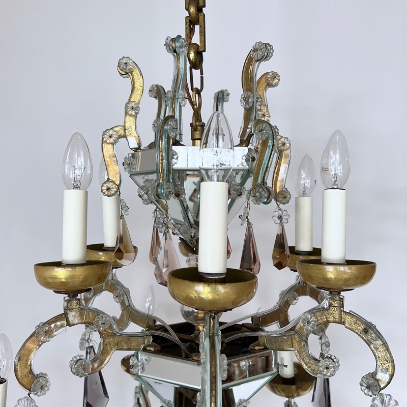French Art Deco MIrrored Chandelier, Crystal Drops-agapanthus-interiors-french-art-deco-mirrored-chandelier-with-cut-crystal-drops-10-main-637851973999895827.jpg