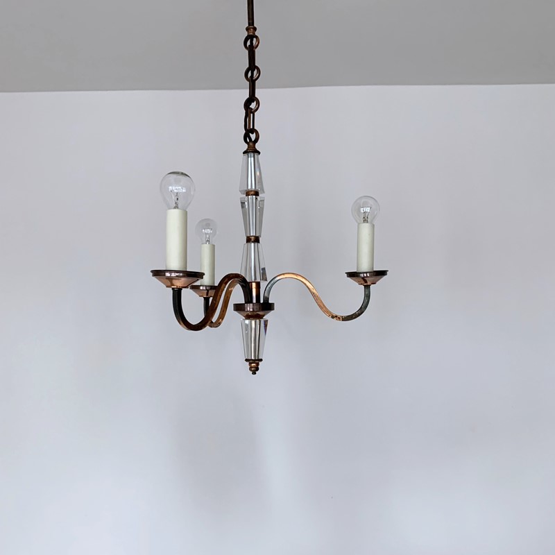French Copper and Crystal Three Arm Chandelier -agapanthus-interiors-french-copper-and-crystal-three-arm-chandelier-main-637672316163781287.jpeg