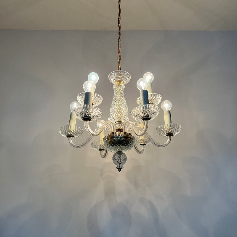 French Faceted Glass Swan Neck Chandelier -agapanthus-interiors-french-faceted-glass-swan-neck-chandelier-10-main-638011793021240323.jpeg