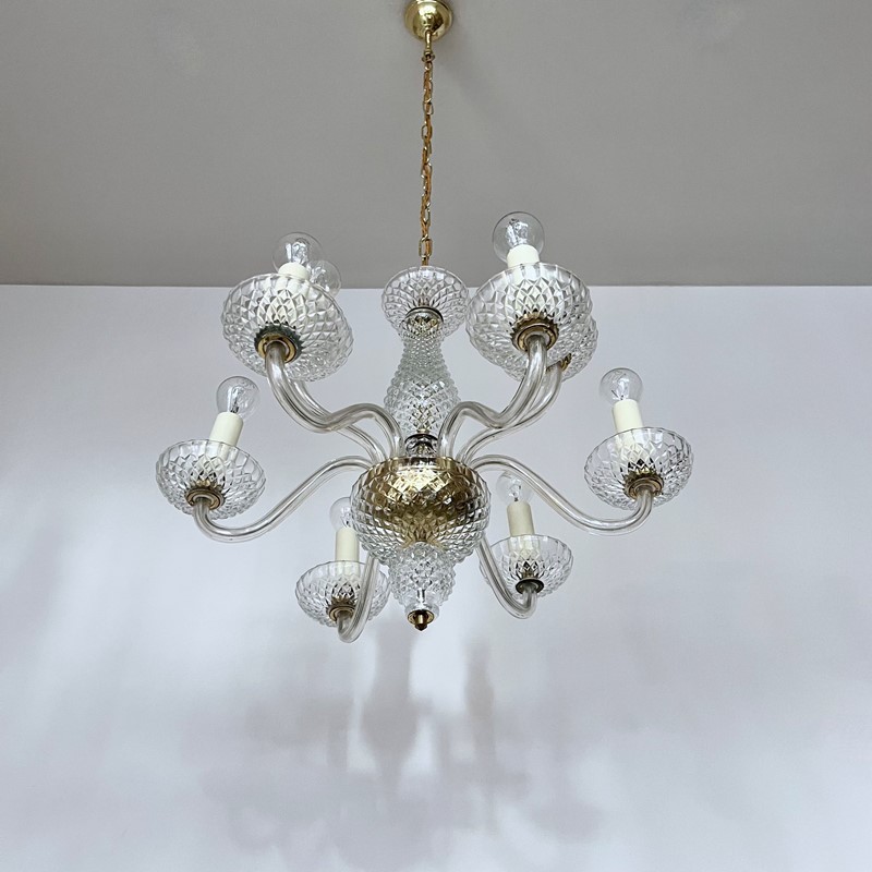 French Faceted Glass Swan Neck Chandelier -agapanthus-interiors-french-faceted-glass-swan-neck-chandelier-3-main-638011793056552440.jpeg