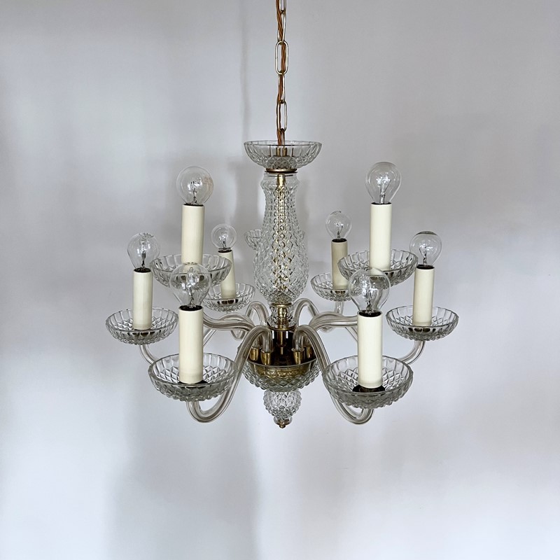 French Faceted Glass Swan Neck Chandelier -agapanthus-interiors-french-faceted-glass-swan-neck-chandelier-5-main-638011793125301698.jpeg
