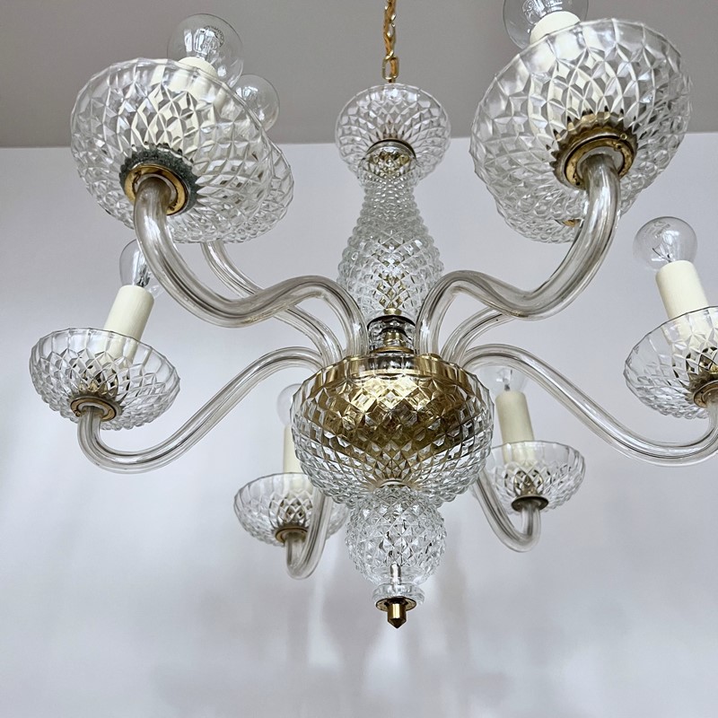 French Faceted Glass Swan Neck Chandelier -agapanthus-interiors-french-faceted-glass-swan-neck-chandelier-8-main-638011793225619565.jpeg