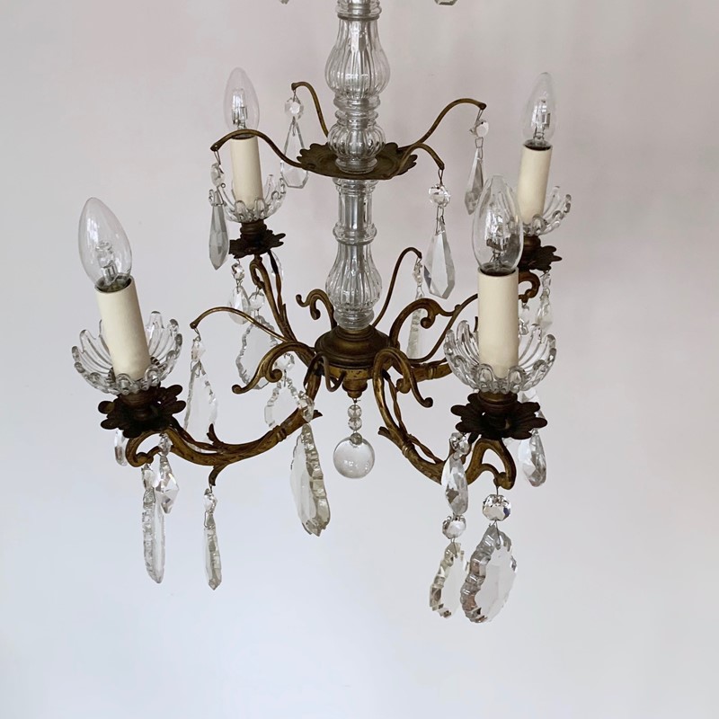 French Gilt Brass Chandelier with Crystal Drops-agapanthus-interiors-french-gilt-brass-chandelier-with-crystal-drops-8-main-637737847539555320.jpg