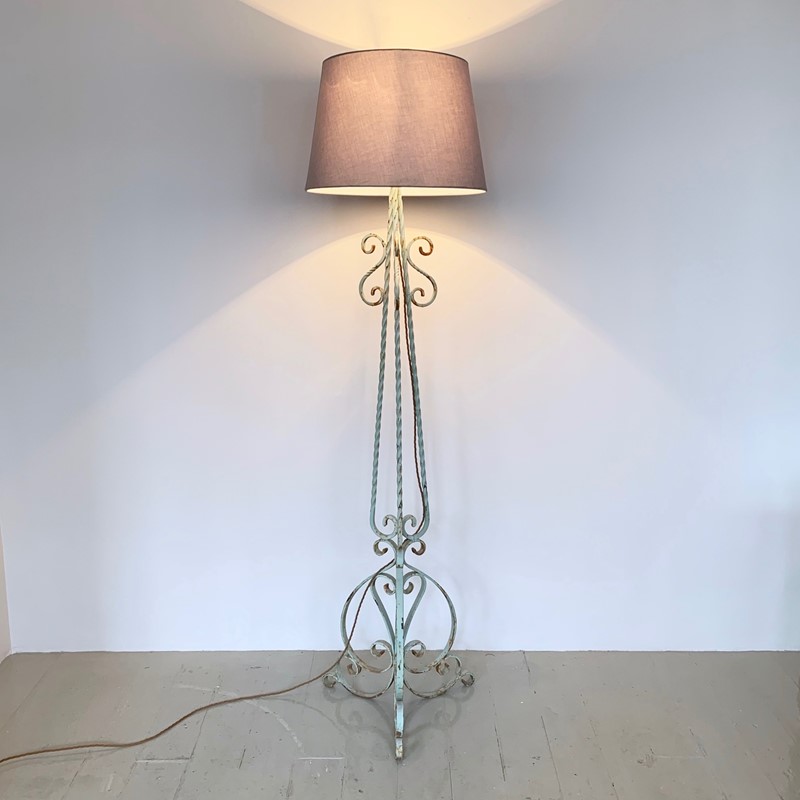 French Greened Wrought Iron Floor Lamp-agapanthus-interiors-french-greened-wrought-iron-floor-lamp-5-main-637493500821882057.jpg