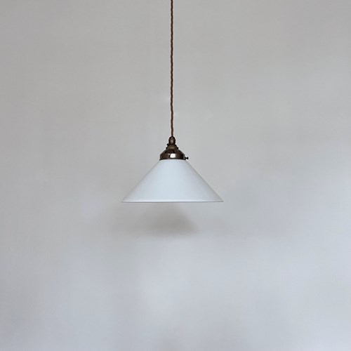 Small Contemporary Conical Glass Shades