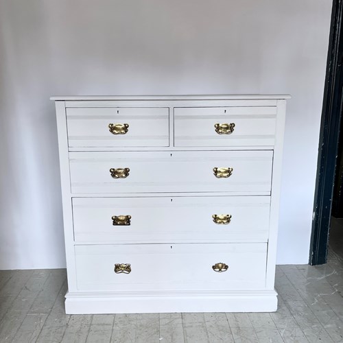 Large Chest Of Drawers, Newly Painted