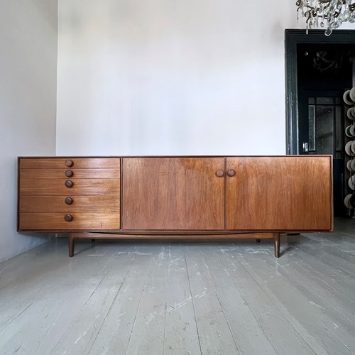 Large Mid Century Teak Sideboard