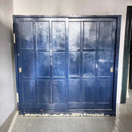 Large Textile Cupboard With Sliding Doors