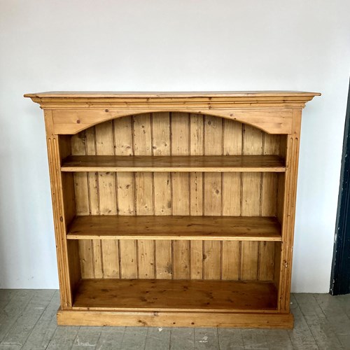 Large Wooden Pine Bookcase