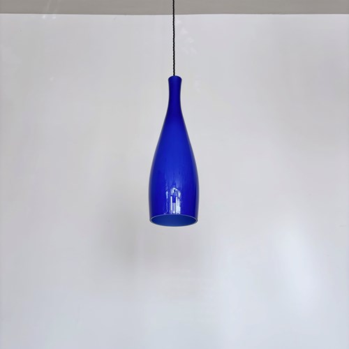 Mid Century Danish Glass Lamp, Fog & Mørup 