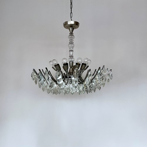 Multi Arm Chandeleir With Crystal Iceberg Drops