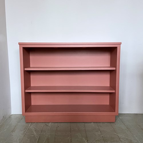 Newly Painted Red Book Shelf