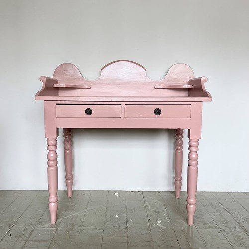 Pink Gloss Painted Wash Stand 