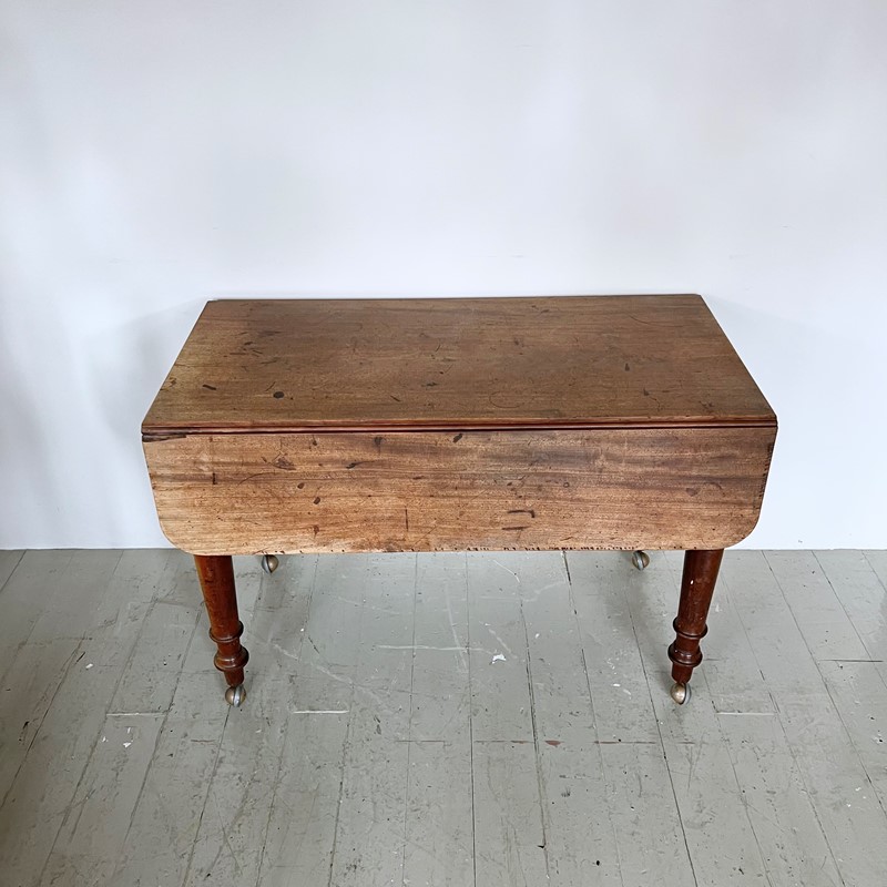 Wooden Drop Leaf Table with Drawer-agapanthus-interiors-wooden-drop-leaf-table-with-drawer-2-main-638000649980564130.jpeg