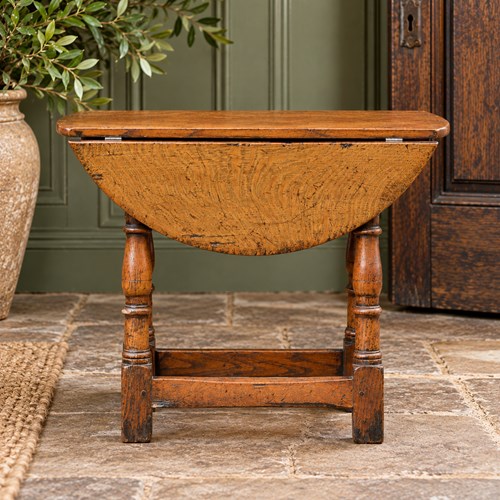 Small Oak Drop Leaf Occasional Table Antique Oak Coffee Table Side Stand Games