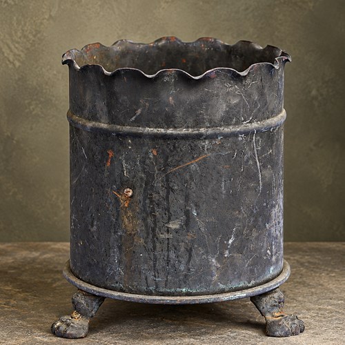 WWI Howitzer Mortar Waste Bin Shell Case Military Army War German 1917 Battle