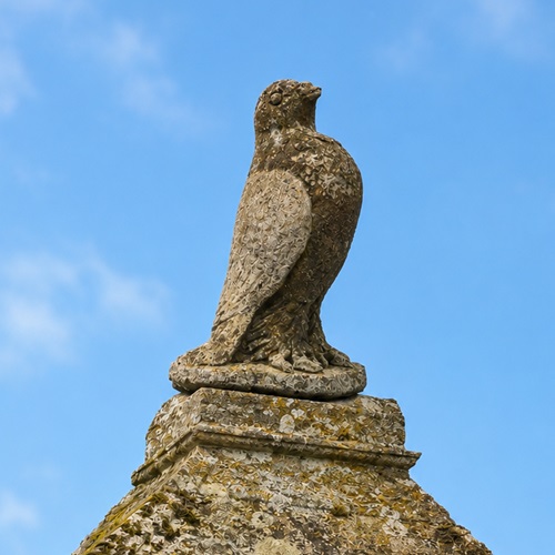 Lahore Pigeon Cast Stone Pigeon Dove Vintage Garden Bird Ornament Old Finial Top