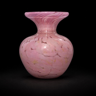 Mdina Pink Vase Small Pink Flower V...