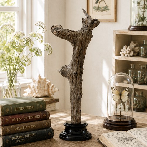 Gnarly Branch Display Natural History Collectors Desk Jewellery Art Seasonal Oak